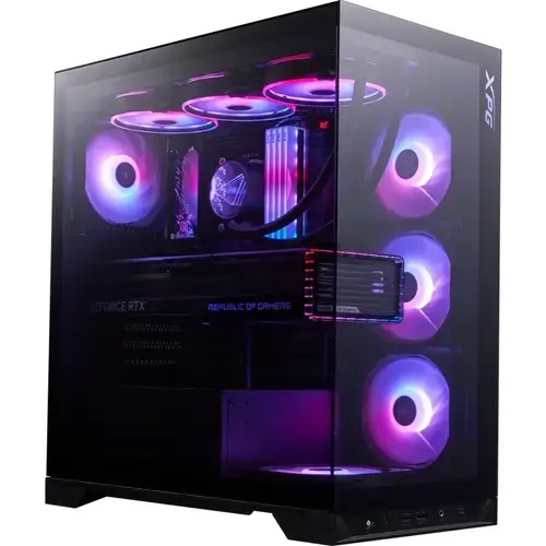 Carcasa XPG Invader X BTF, Middle Tower, tempered glass (Negru)