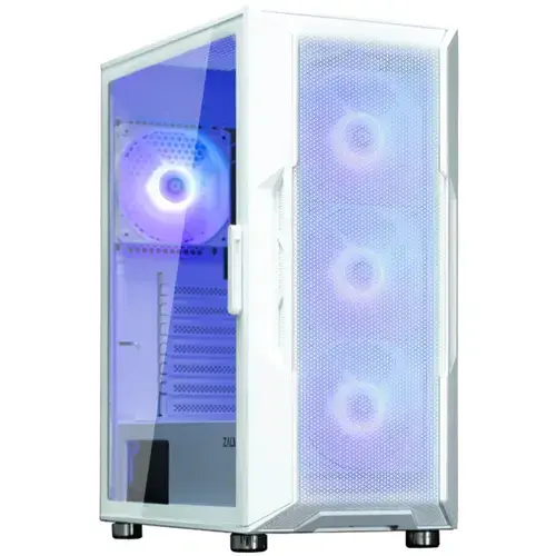 Carcasa Zalman i3 NEO ARGB White, Middle Tower, Tempered glass, Alb