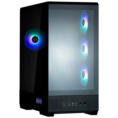 Carcasa Zalman P50 DS, Middle Tower, Tempered glass, Negru