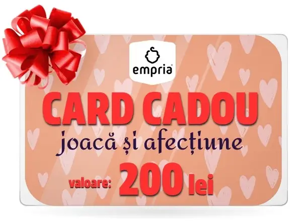 Card Cadou Joaca si Afectiune, Empria, 200 lei