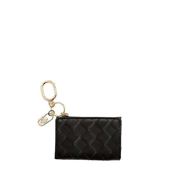 Card case keychain black