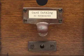 Card Catalog: 30 Notecards from the Library of Congress/Chronicle Books