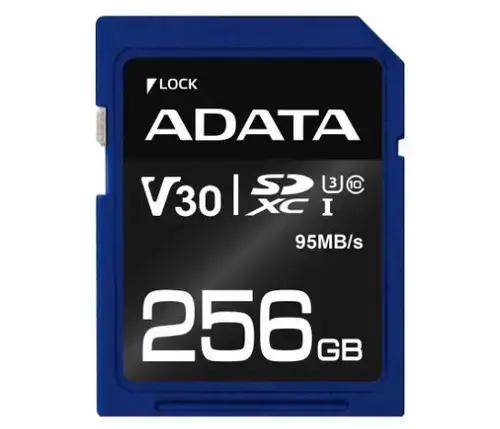 Card de memorie ADATA Premier Pro, 256GB, SDXC, UHS-I, U3, Clasa 10