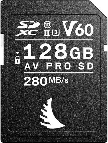 Card de memorie Angelbird - AV PRO MK2 V60, 128GB, SDXC, C10