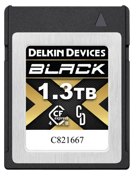 Card de memorie Delkin - BLACK, 1.3TB, CFexpress Type B