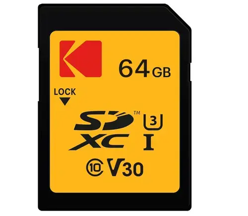 Card de memorie Kodak Premium Performance, 64GB, Clasa 10, SDXC