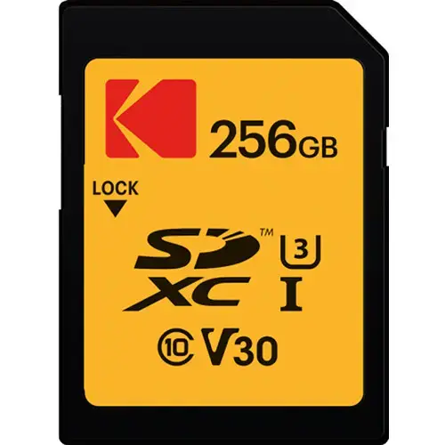 Card de memorie Kodak Ultra Performance EKMSD256GXC10HPRK, SDXC, 256GB, UHS-I U3, V30