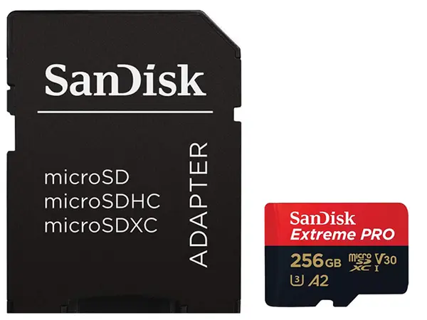 Card de memorie SanDisk - Extreme PRO, 256GB, microSDXC, Class10 + adaptor