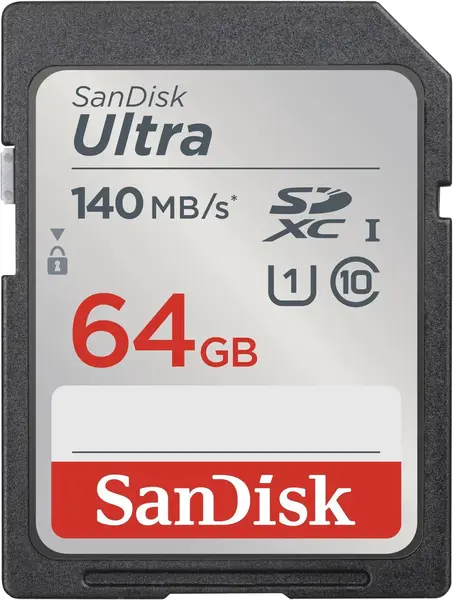 Card de memorie SanDisk - Ultra, 64GB, SDXC, UHS-I, Clasa 10, U1
