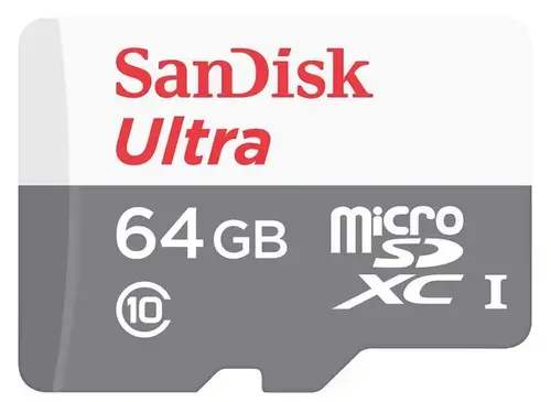 Card de memorie SanDisk Ultra Line microSDXC, 64GB, Clasa 10 + Adaptor SD