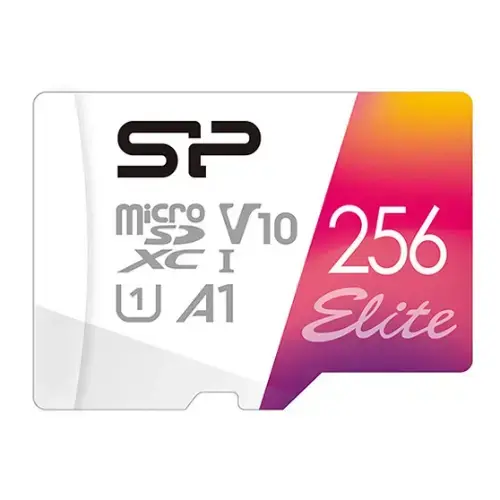 Card de memorie Silicon Power Elite, microSDXC, 256GB, Class 10, UHS-I U1, V10, A1 + Adaptor SD
