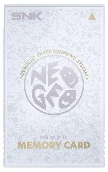 Card de memorie SNK - AES+, albă (Neo Geo)