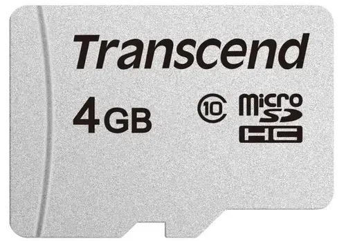Card de memorie Transcend microSDHC, 4 GB, Clasa 10