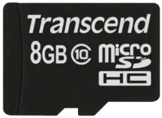 Card de memorie Transcend microSDHC, 8GB, Clasa 10