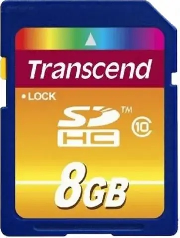 Card de memorie Transcend SDHC, 8GB, Clasa 10