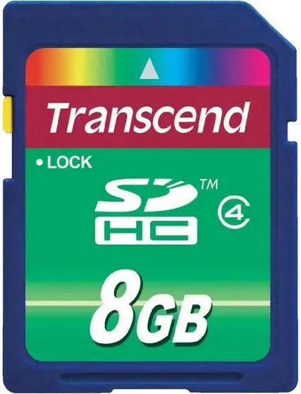 Card de memorie Transcend SDHC, 8GB, Clasa 4