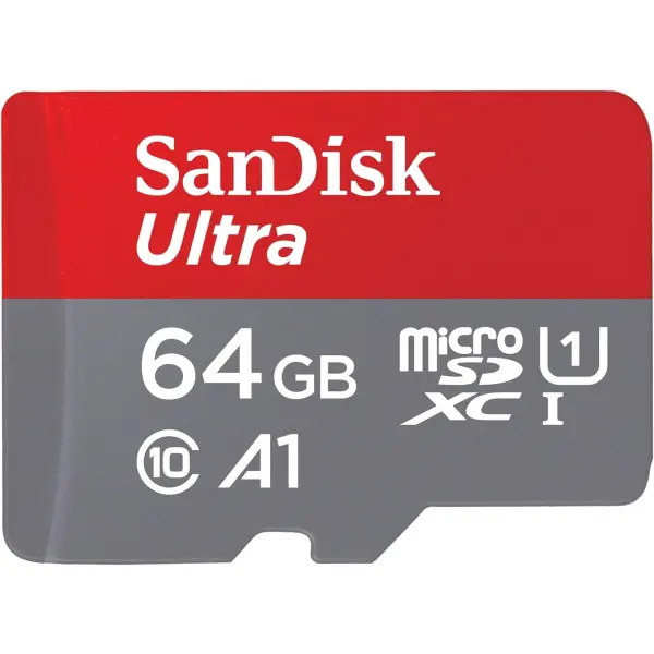 Card Memorie microSDXC SanDisk Ultra Android A1, 64Gb, Clasa 10 / UHS-1 U1 SDSQUAB-064G-GN6MN