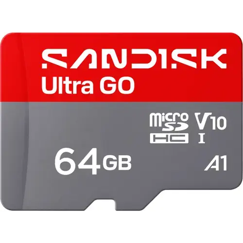 Card Memorie microSDXC SanDisk Ultra GO Android A1, 64Gb, Clasa 10 / UHS-1 U1