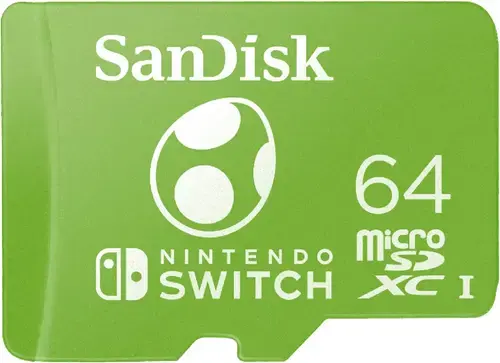 Card memorie SanDisk Nintendo Yosi Edition SDSQXAO-064G-GN6ZN, 64GB, microSDXC