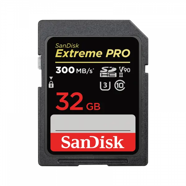 Card Memorie SDHC SanDisk Extreme Pro, 32Gb, Clasa 10 / UHS-1 U3 SDSDXXO-032G-GN4IN