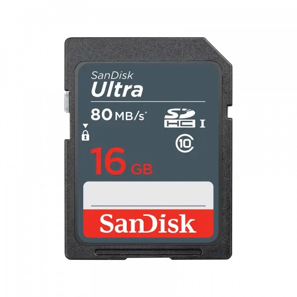 Card Memorie SDHC SanDisk Ultra, 16Gb, Clasa 10 SDSDUNS-016G-GN3IN