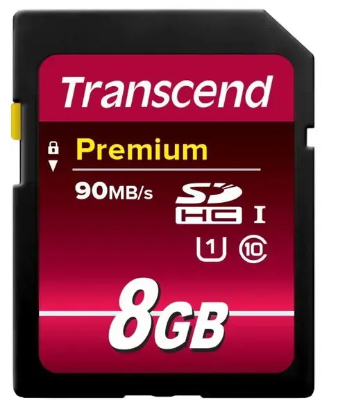 Card memorie Transcend SDHC 8GB, Clasa 10, UHS-I