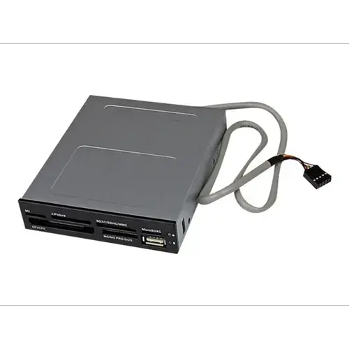 Card reader, StarTech, USB 2.0, Negru