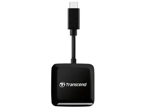 Card Reader Transcend RDC3, USB 3.2 Gen 1 Type C, SD /microSD