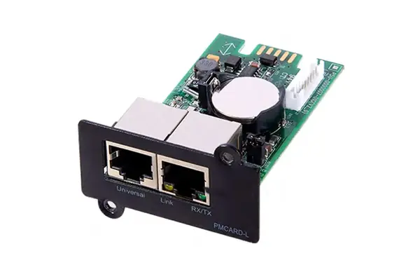 Card SNMP nJoy ACUP-SN000MP-CG01, RJ45 10/100BaseT, monitorizare remote, control centralizat, pentru Aster, Argus, Echo Pro