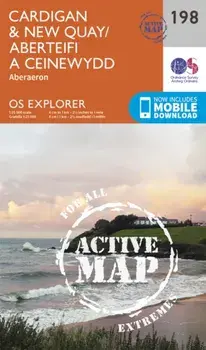 Cardigan and New Quay, Aberaeron. September 2015 ed, Sheet Map/Ordnance Survey