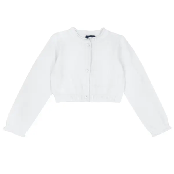 Cardigan copii Chicco tricotat, Alb 2, 05455-66MC