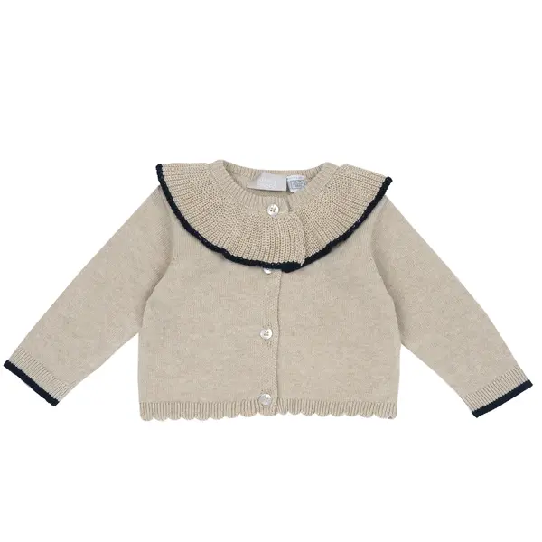 Cardigan copii Chicco tricotat, bej, 00523-69MFCO