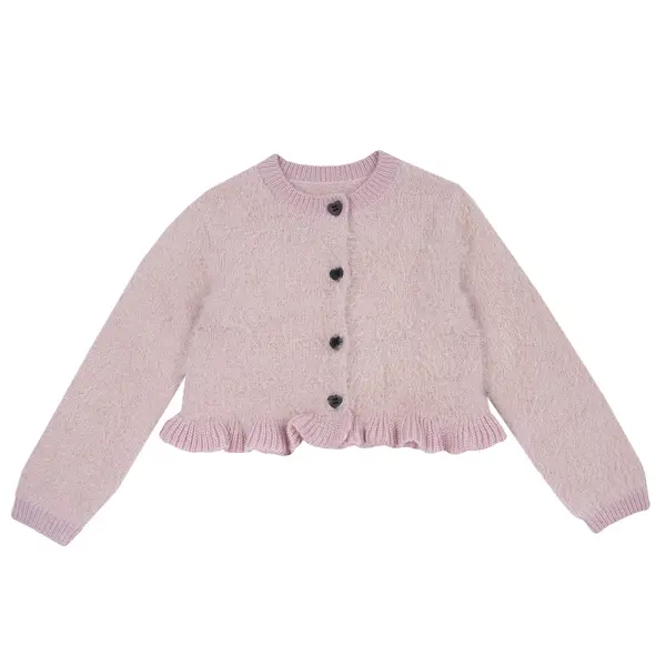 Cardigan copii Chicco tricotat, roz prafuit, 00221-69MC