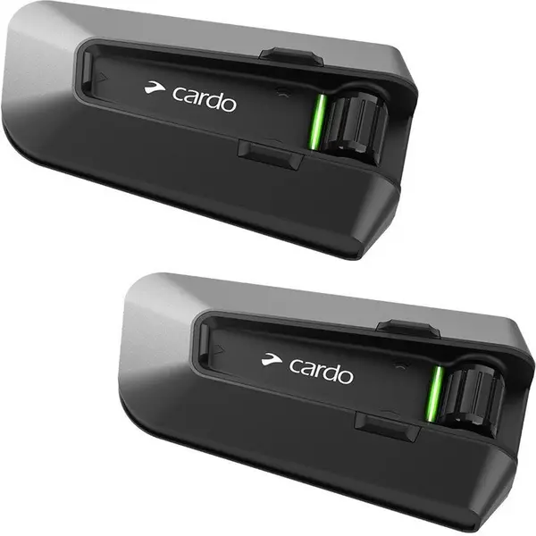 CARDO Sistem Comunicatie pentru motociclete Cardo PT200101 intercom, 2 canale, 1600 m, Negru