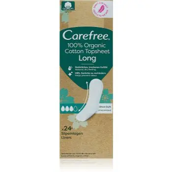 Carefree Organic Cotton Long absorbante