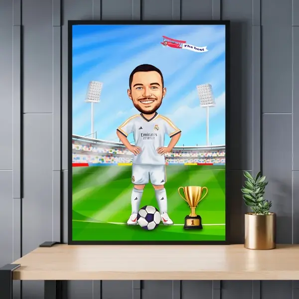 Caricatura Fotbalist