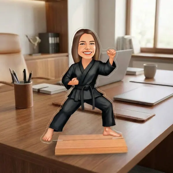 Caricatura pentru Arte martiale - Statueta Personalizata tip Trofeu