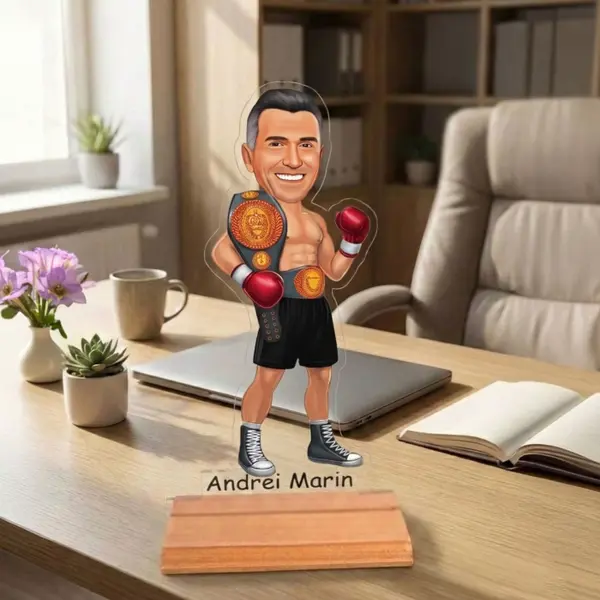 Caricatura pentru BOX - Statueta Personalizata tip Trofeu