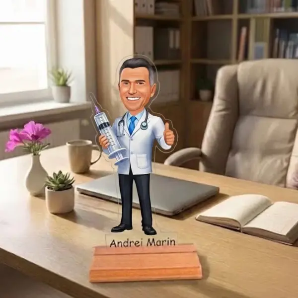 Caricatura pentru Doctor ll - Statueta Personalizata tip Trofeu