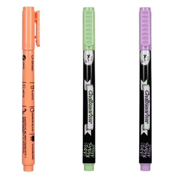 Carioca creta lichida,culori pastelate,3 bucati set