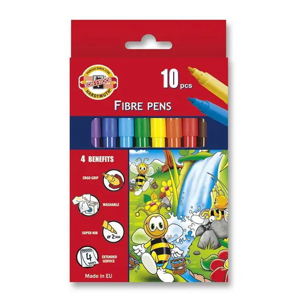 Carioci, 10 culori/set, Bees, Koh-i-noor