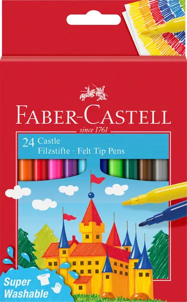 Carioci 24 culori 2021 Faber-Castell Carioci 24 culori 2021 Faber-Castell