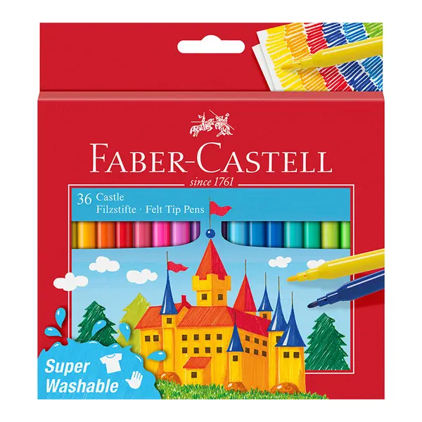 Carioci, 36 culori/set, Faber-Castell