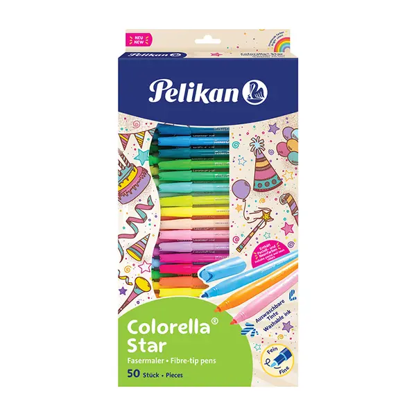 Carioci Colorella Star C302, 50buc/set, Pelikan