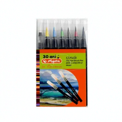 Carioci cu varf de pensula X.brush 6+1 bucati Herlitz Carioci cu varf de pensula X.brush 6+1 bucati Herlitz