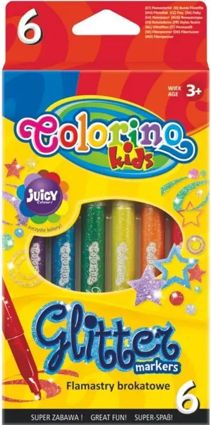 Carioci din brocart Colorino Kids - 6 culori