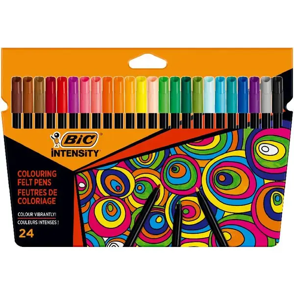 Carioci Intensity 2 mm 24 buc BIC Carioci Intensity 2 mm 24 buc BIC