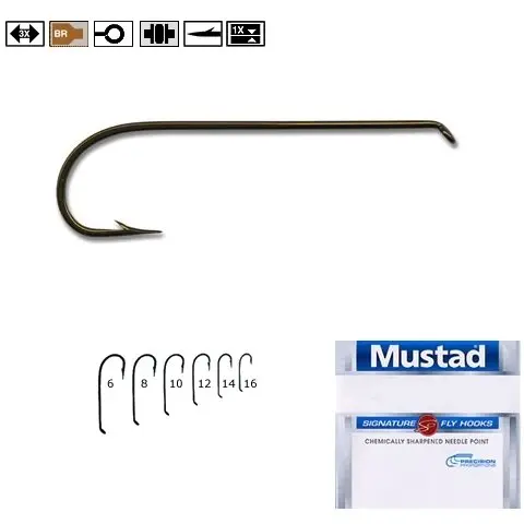 Carlig CIRLIG BRONZ,FORJAT,PENTRU MUSCA nr. 8
