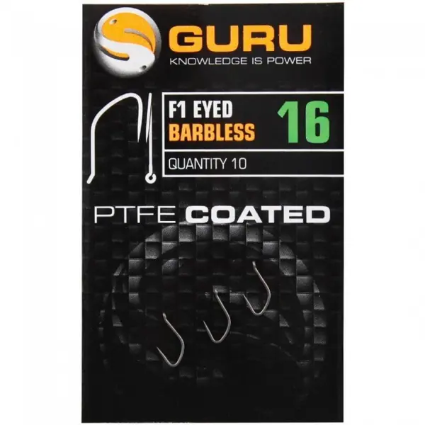 Carlig F1 Barbless Eyed Nr.18 10buc