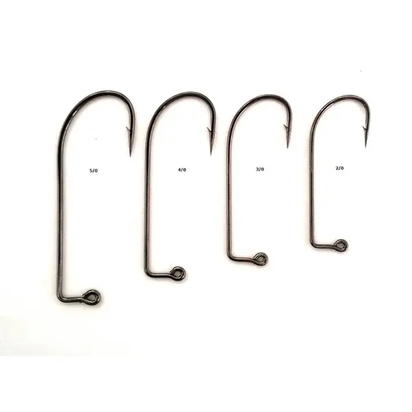 Carlig Jig Hook Black Nickel nr.6/0 100buc